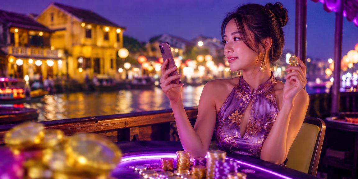Trò chơi bài neon tại Hội An – nền tảng giải trí trực tuyến sex4k